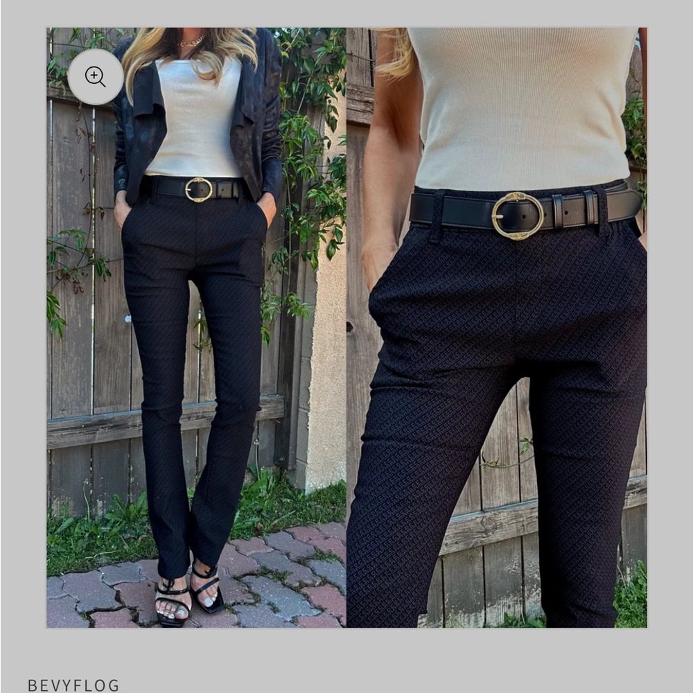 Black Bevy Flog pants, Nansi style, size 28. NWOT.
